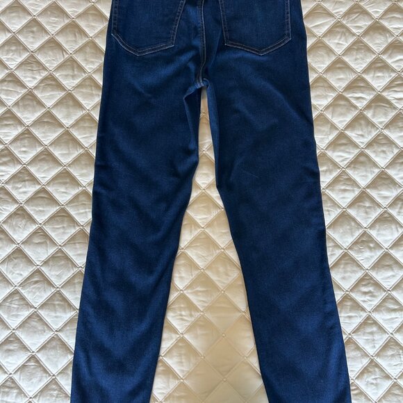 Ann Taylor High Rise Skinny Jeans - size 2, dark vintage wash - Picture 2 of 3